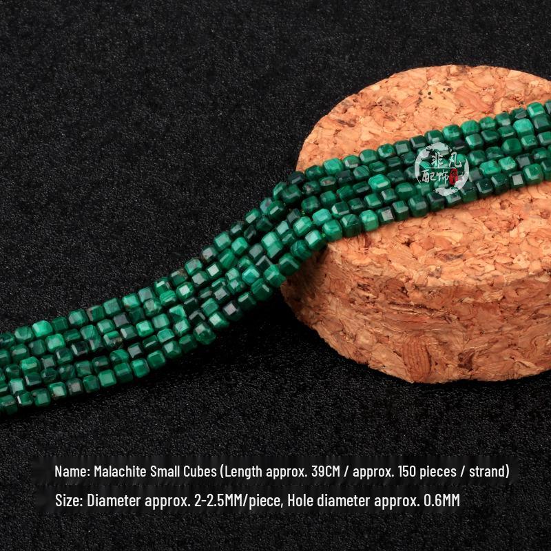Мини-кубики из натуральных драгоценных камней: Турмалин, Лазурит, Гранат, Черный Шпинель - Аксессуары для рукоделия с бусинами.
