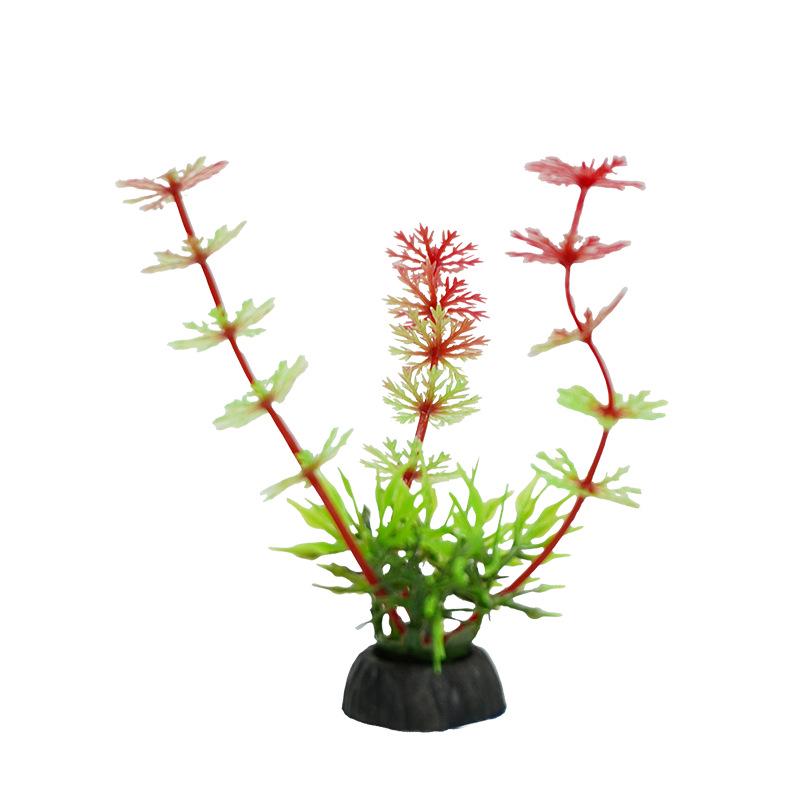 Aquarium Decor: Artificial Plants & Flowers for Fish Tank Landscaping (10-4 Series)