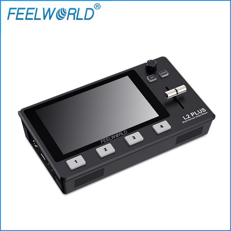 FEELWORLD L2 PLUS Многокамерный видеомикшер с управлением хромакеем и прямым USB-подключением PTZ-камер.