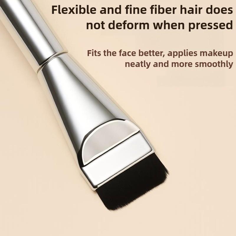 One-Character Foundation Brush Flat Head Seamless Eating Powder Plus Palette Liquid Foundation Makeup Makeup Mask Brush Set