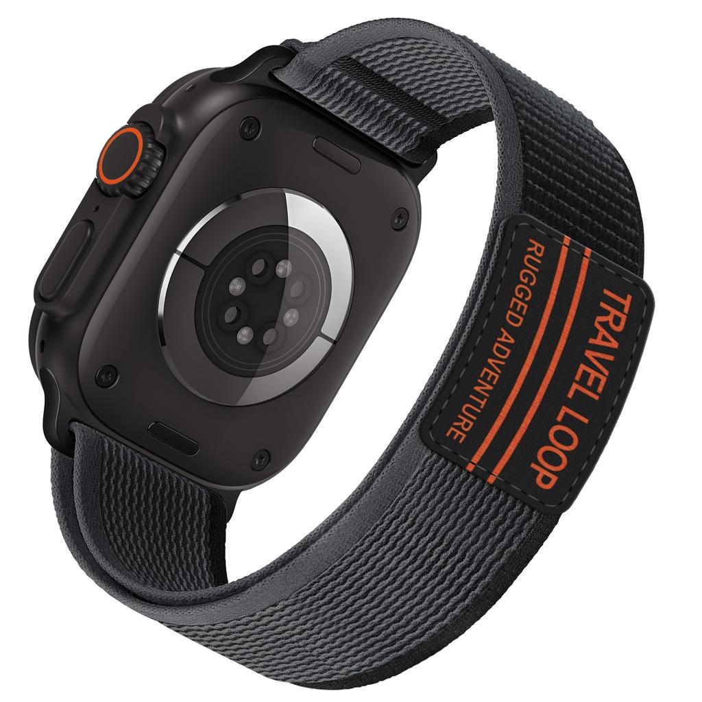 Нейлоновый ремешок для умных часов Ultra 2 10 46 мм 9 8 7 49 мм 45 мм 41 мм 44 мм 40 мм 42 мм 38 мм для умных часов серии 6 SE 5 4 3 2 1 спортивный мужской ремешок