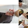 Chic 925 Silver Folded Heart Ring For Men And Women With Eye-catching Style