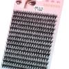 60/280Pcs Individuals Eyelash Extension 10-40D Volume DIY Cluster Eyelashes Natural False Eyelashes Fluffy Dramatic Faux Lashes