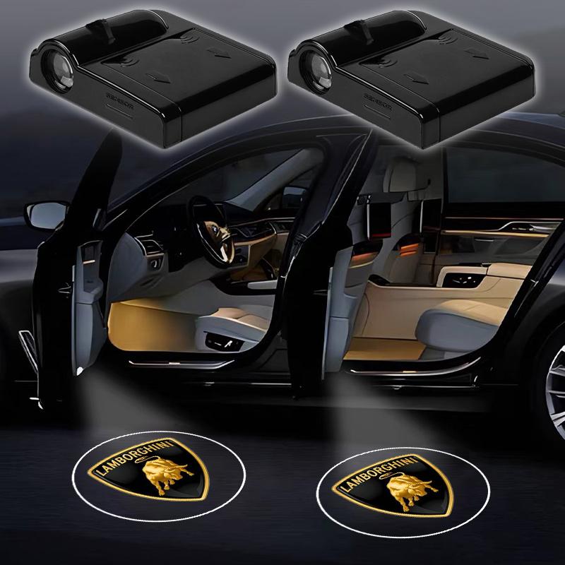 Car Door HD Projector Lamp LED Decoration Atmosphere Light For Lamborghini Urus LP570 LP610 Urus LP700 770 Gallardo Aventador