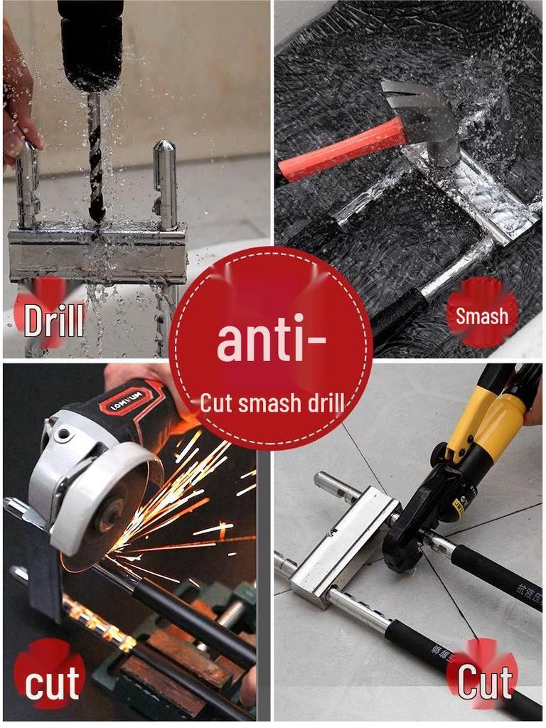 U-образный замок для стеклянной двери для двойных раздвижных дверей - Наружный вставной замок U-образной формы