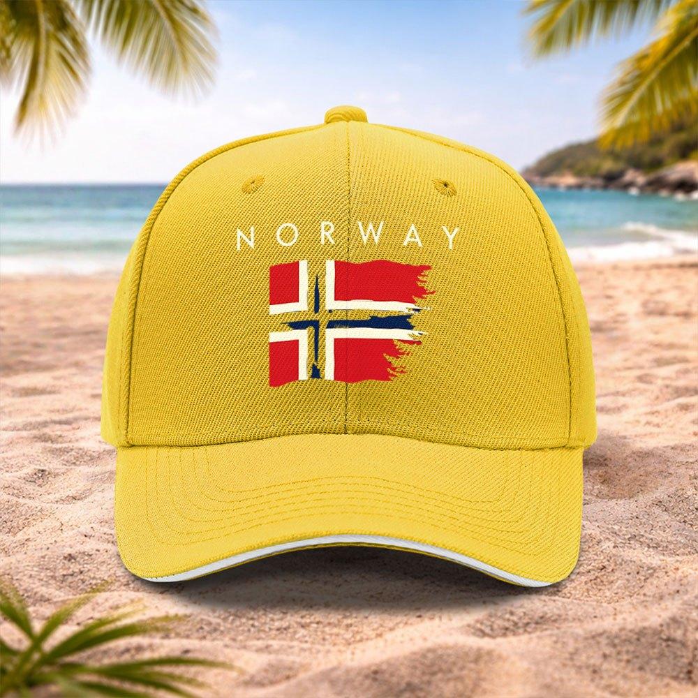 Norwegian Flag Baseball Cap Unisex Fashion Trendy Gift for Festivals Weddings Outdoor Sports Camping Photography