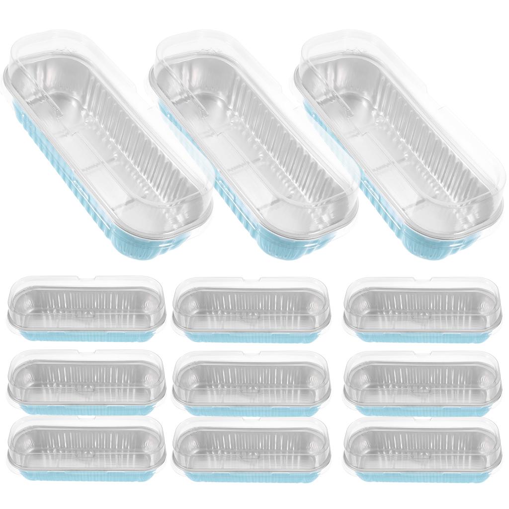 25 шт. Формы для выпечки, противни с крышками, алюминиевая фольга, контейнер для мини-хлеба, маленькие контейнеры для еды