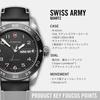Victorinox SWISS ARMY Часы Аналоговые Водонепроницаемые Кварцевые Черный Циферблат Черный Кожаный Ремешок Корпус из Нержавеющей Стали Замена Ремешка 5 Лет Гарантии Подарок от Бренда