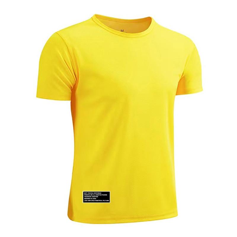 Спортивная дышащая свободная футболка мужская быстросохнущая летняя крутая повседневная футболка с коротким рукавом