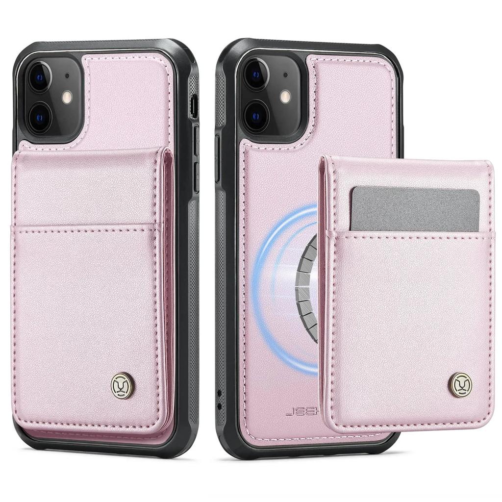 Магнитный чехол-кошелек 2-в-1 со съемной частью для iPhone 13/12/11 Pro Max X XS XR XS Max SE 2025 с держателем для карт, магнитная крышка-книжка
