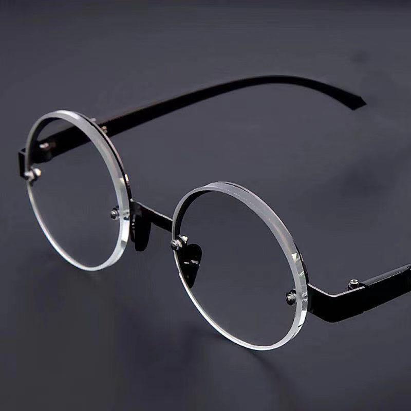 Vintage Round Frame Reading Glasses Women Men Brand Designer Anti Blue Light Blocking Farsighted Presbyopic Eyeglasses Diopter