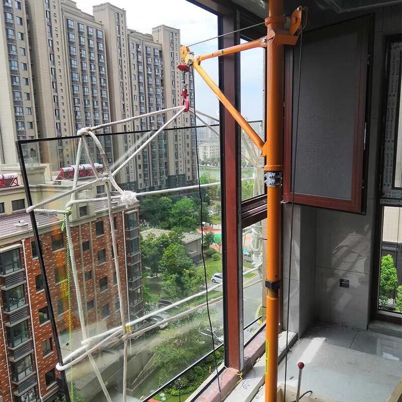 Portable Electric Hoist for Rooftop Material Lifting CN plug (adapter included)