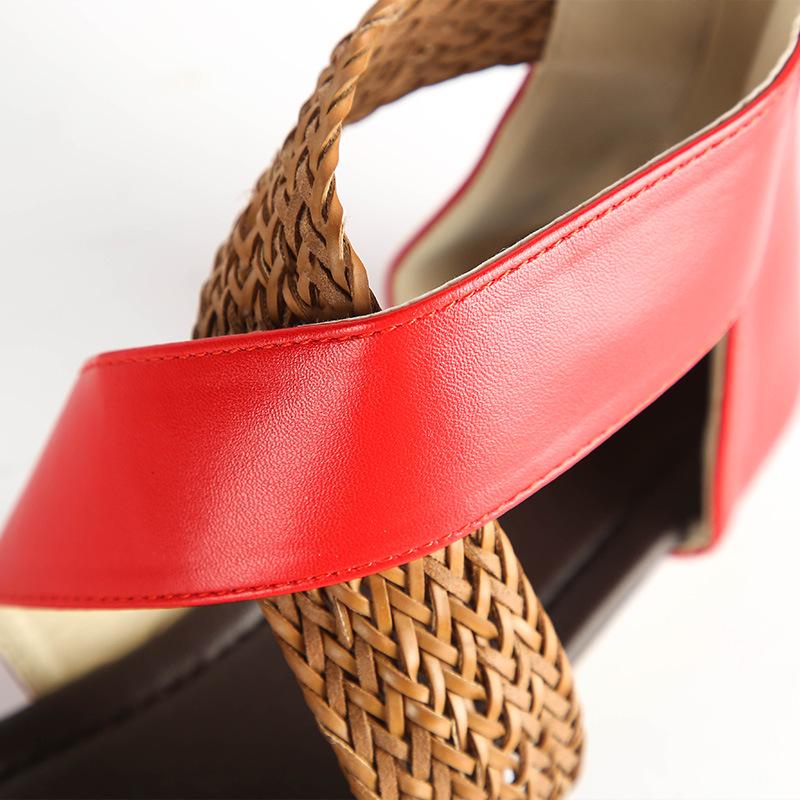 Новые летние белые эспадрильи на танкетке, женские сандалии, с открытым носком, гладиаторские сандалии, женские повседневные босоножки на шнуровке, женские сандалии на платформе ert5