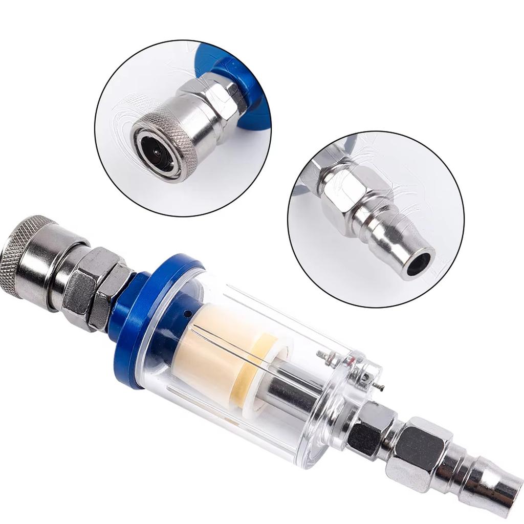 Осушитель воздуха Сепаратор воды и масла для компрессоров Краскопульт Пневматический инструмент с 1/4 дюйма NPT Встроенный влагоотделитель