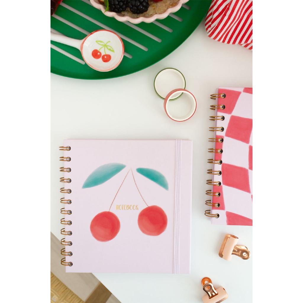 Квадратный набор 15x15 см из 2 спиральных ежедневников на неопределенный срок и блокнота Rainbow
