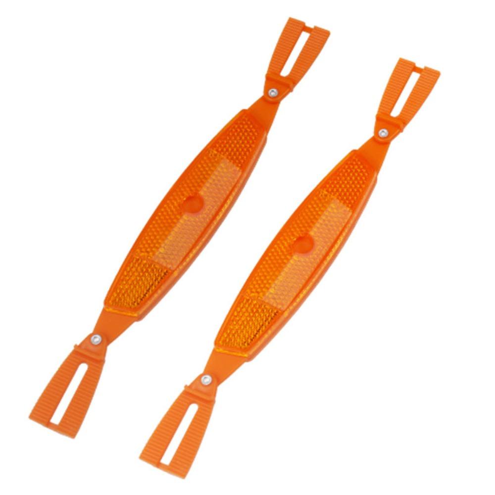 1 пара Предупреждающие отражатели на колеса велосипеда, Светоотражатель безопасности для езды на велосипеде, Ночная езда