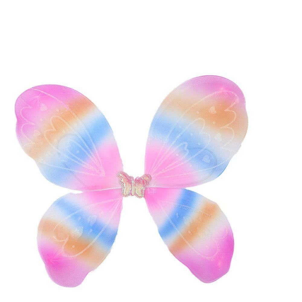 3 шт./компл. Костюм принцессы, нарядные крылья, нарядные крылья бабочки, феи, наборы крыльев феи для девочек и детей