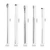 6Pcs/Set Ear Wax Pickers Earpick Wax Remover Spoon Ear Curette Ear Cleaner Tool