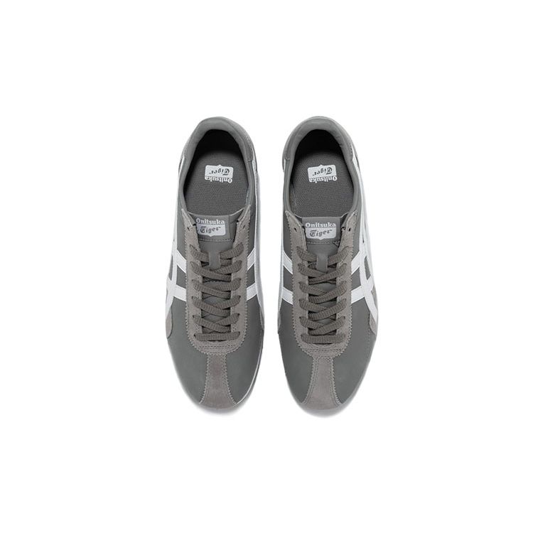 ONITSUKA TIGER Runspark Повседневные Нескользящие Низкие Кеды для Скейтбординга Унисекс Кроссовки Серые 1183B480-020