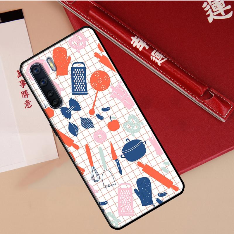 Кейс для кухонных ножей шеф-повара Для Oppo A94 A18 A74 A57 A17 A77 A38 A58 A78 A98 A54 A80 A60 A40 A96 A76 A16 A15 A5 Pro