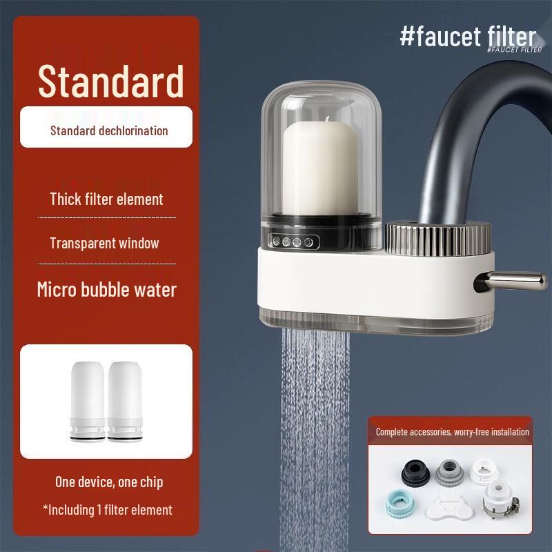 Очиститель воды для кухонного крана Фильтр для дехлорирования и защиты от брызг