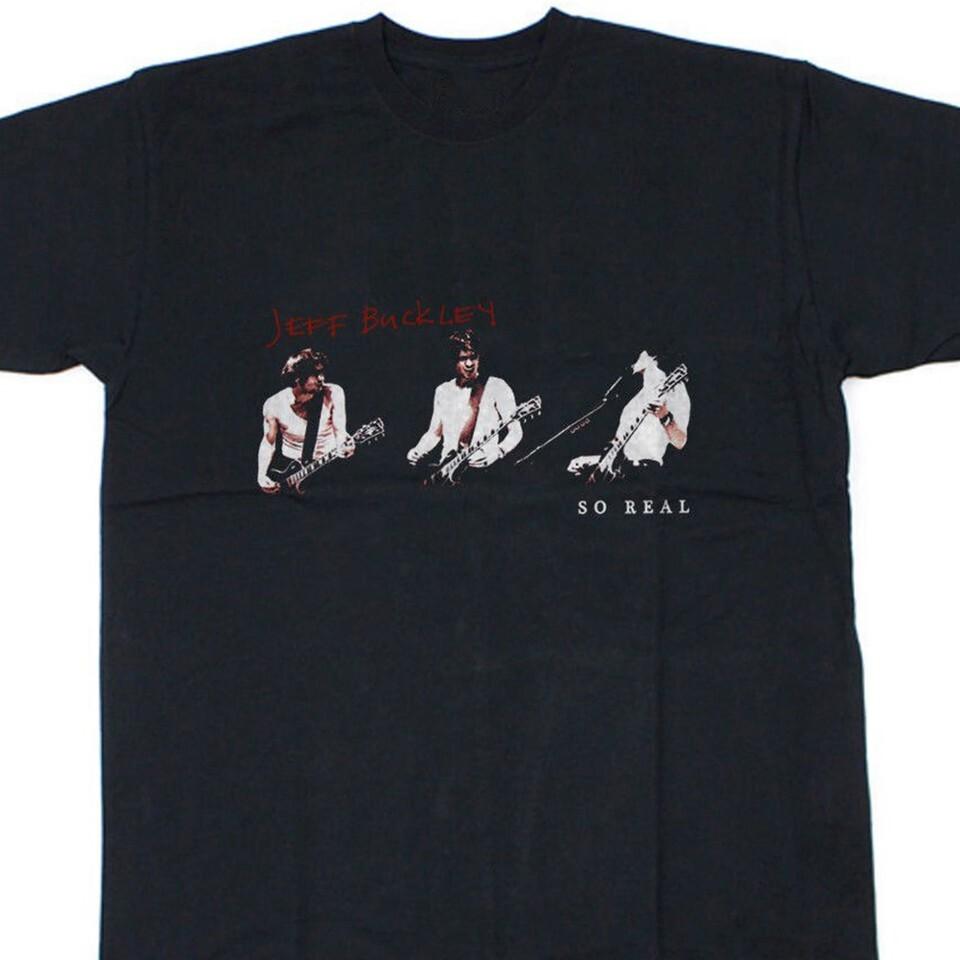 Vintage 1994 Jeff Buckley So Real Album Shirt Classic Black Unisex S-4XL