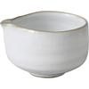 World Create Handmade Katakuchi Matcha D11 16321 Bowl, Milky, Size Approx. W12.5 H7.5