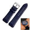 Для мужской серии часов Guess W0040G1\W0040G2\W0040G3 Пряжка-игла Синий Розовое золото Пряжка 22 мм Натуральная кожа Коровы Ремешок для часов