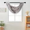 1 шт. LOZUJOJU модный и универсальный европейский стиль с кружевной отделкой для занавески для маленького декора окна 70x42 см
