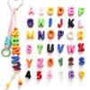 Acrylic Large Hole Letter Beads (10 Pcs) – DIY Bracelet Accessories