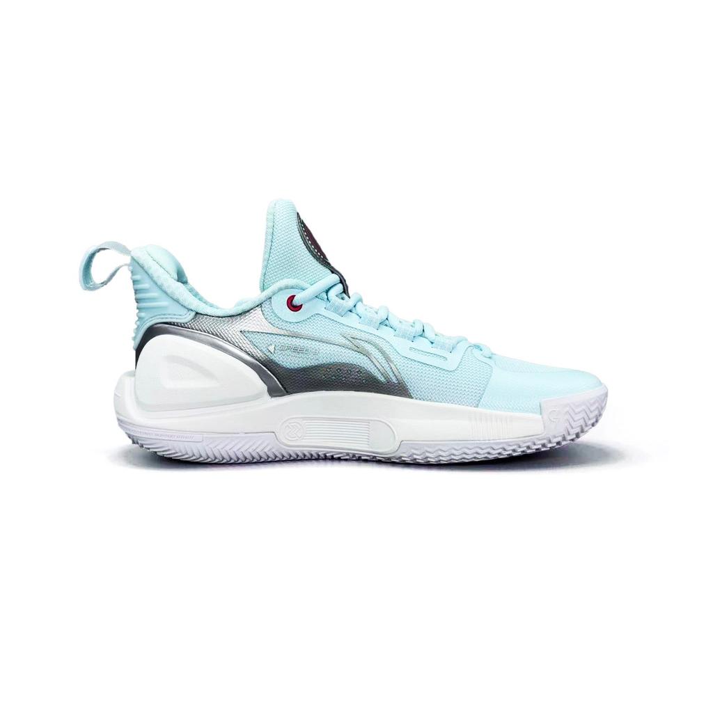 Li Ning Speed 9 Амортизирующие Нескользящие Износостойкие Низкие Баскетбольные Кроссовки Унисекс Сине-Розовые ABPT001-6(Команда1497-)