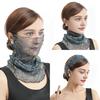 Yousheng Women Floral Chiffon Ring Scarf Neck Guard False Collar Elastic Bib Wraps Travel Scarf Versatile Accessory