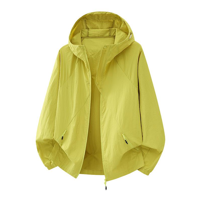 UPF10 + Ice Silk Sunscreen Clothing Women's Summer Outdoor UV Protection Sunscreen Clothing Skin Clothing Couple Jacket Men's