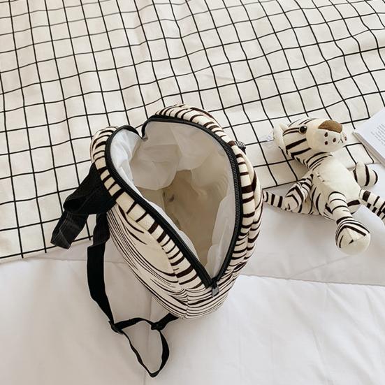 Детская школьная сумка с мультяшной съемной фигуркой животного льва фламинго тигра сумка мягкая плюшевая