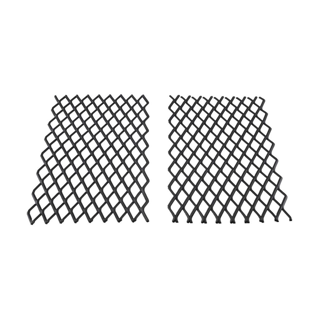 Набор из 2-х экранов для золы для стандартных каминов 7,5x11,8 дюймов Черный