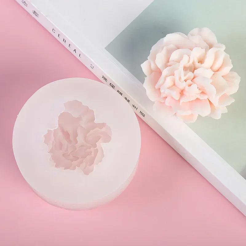 Carnation Flower Silicone Cake Mold 3D Fondant Mold Cupcake Jelly Candy Chocolate Cake Decoration Kitchen Baking Tool Moulds