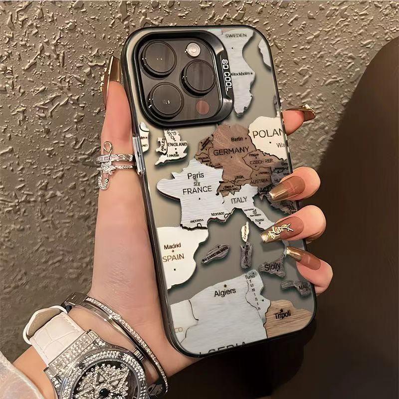 Кросс-бордер Карта Чехол для телефона Apple для iPhone 11/XR/12/13/14/15/16 Pro Max - Ударопрочный, Новая модель
