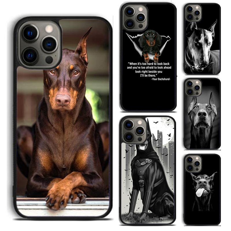 МИЛЫЙ ДОБЕРМАН ПОРОДА СОБАК чехол для телефона Cover For iPhone 17 Air 16 15 14 Plus apple 16 11 12 13 Pro Max coque