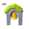 Fairy Garden Accessories Micro Landscape Ornament Durable Resin Miniature Tale Potted Plant for DIY Moss Gardens And Ecological Bottles Desktop
