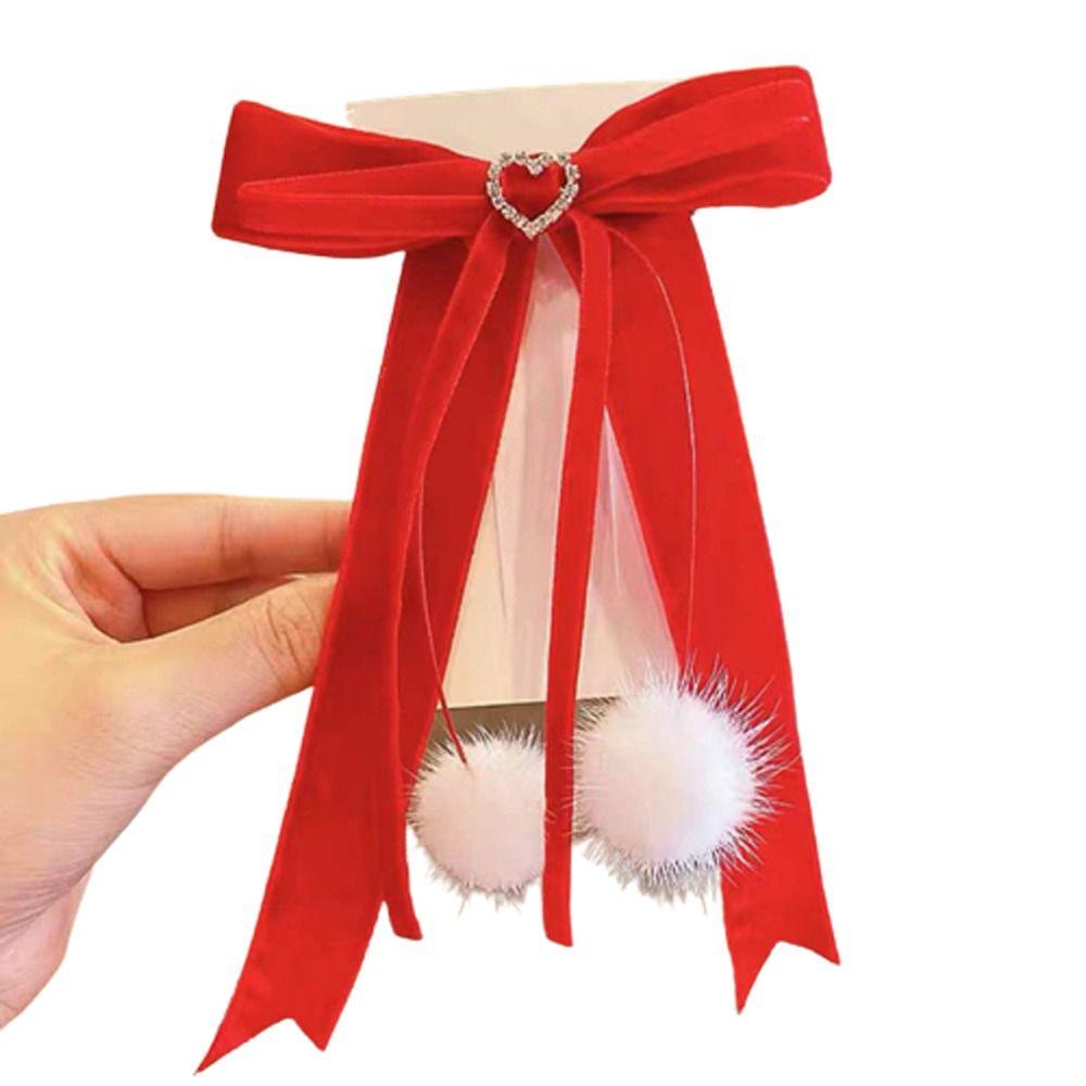 Headwear Pompoms Hanfu Headdress Bow Hairpin Hair Accessories Baby Wig Barrette Children Hair Clip