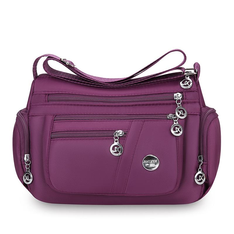 Сумка кроссбоди Новая Многоотдельная Нейлоновая Ткань Модная Повседневная Тренд Сумка для Мамы Среднего и Пожилого Возраста Сумка на Плечо