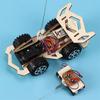 Wood Remote Control DIY Educational Toys Assembling Model RC Racing Car Racing Car Model 4-CH Car