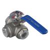 1/2" T Mounting Pad Ball Valve 304 Stainless Steel Gas Valve  Pipe Fitting Water,Oil,Gas