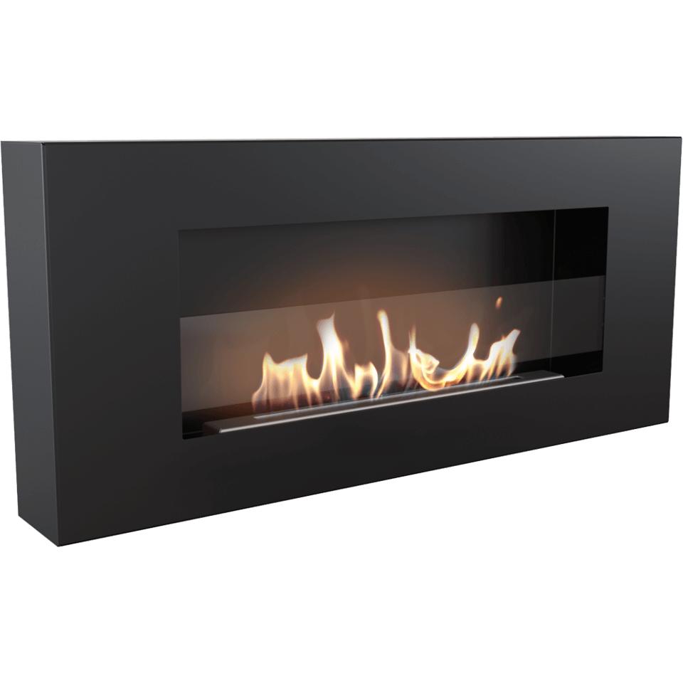 Настенный камин на биоэтаноле DELTA FLAT TÜV с комплектом остекления