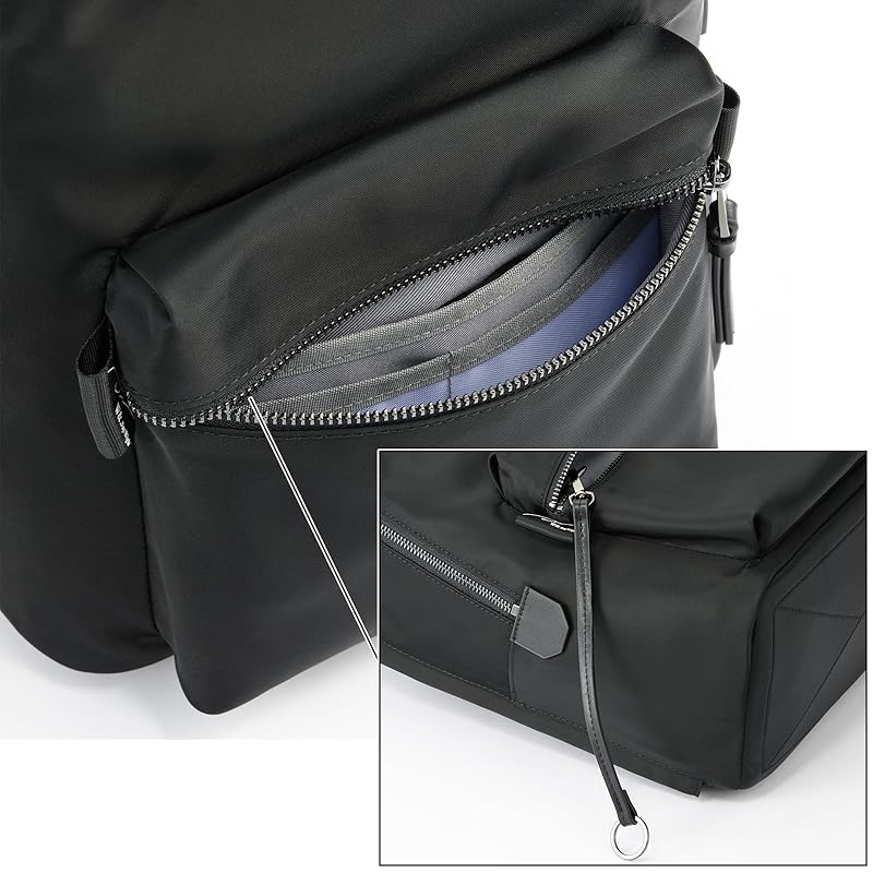 [Double and day/night] rucksack Haun Beautiful commute Commuting to school business backpack No.15571 ladies black H36×W24×D14cm