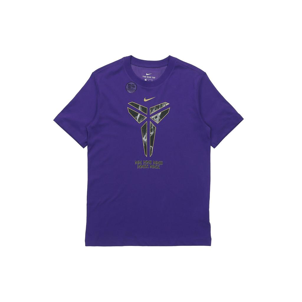 Nike Dri-Fit Kobe Logo Basketball T-Shirt Men Tops Purple CD1327-547