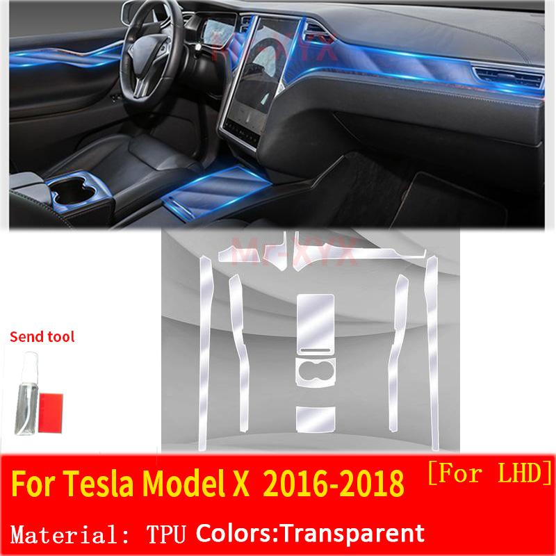 Для Tesla MODEL 3 YXS 16-22 салон автомобиля, центральная консоль, прозрачная защитная пленка из ТПУ, аксессуары для ремонта против царапин