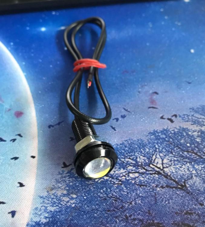 Светодиодный стробоскопический фонарь для мотоцикла, противотуманная фара высокой мощности 12 В, белый цвет, аксессуары для мотоциклов, мигающий фонарь Eagle Eye, дальний свет