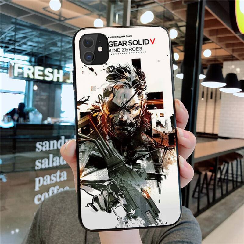 Чехол для телефона Game Metal Gear для iPhone 12 pro max mini 11 pro XS MAX 8 7 6 6S Plus X 5S SE 2020 XR