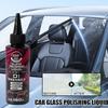 Auto Glass Polishing Fluid Car Glass Oil Film Watermark Remover Windshield Cleaner One Wipe Shine Degreasing Film Car Care